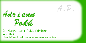 adrienn pokk business card